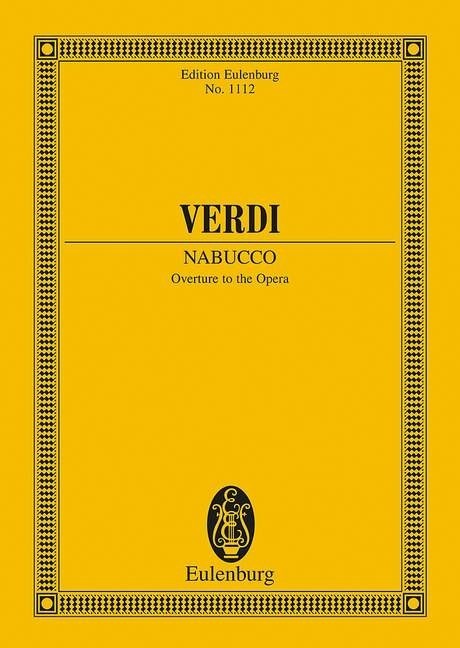 Verdi: Nabucco (Study Score) published by Eulenburg